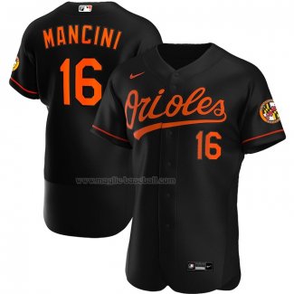 Maglia Baseball Uomo Baltimore Orioles Trey Mancini Alternato Autentico Nero