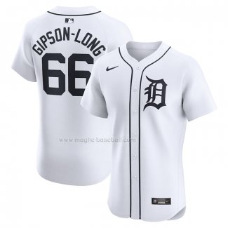 Maglia Baseball Uomo Detroit Tigers Sawyer Gipson-long Home Elite Bianco