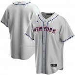 Maglia Baseball Uomo New York Mets Road Replica Grigio