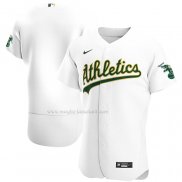 Maglia Baseball Uomo Oakland Athletics Home Autentico Bianco