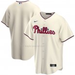 Maglia Baseball Uomo Philadelphia Phillies Alternato Replica Crema