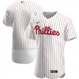 Maglia Baseball Uomo Philadelphia Phillies Home Autentico Bianco