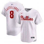 Maglia Baseball Uomo Philadelphia Phillies Nick Castellanos Home Limited Bianco