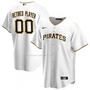 Maglia Baseball Uomo Pittsburgh Pirates Pick-A-Player Retired Roster Home Replica Bianco