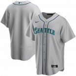 Maglia Baseball Uomo Seattle Mariners Road Replica Grigio