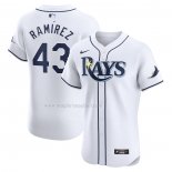 Maglia Baseball Uomo Tampa Bay Rays Harold Ramirez Home Elite Bianco