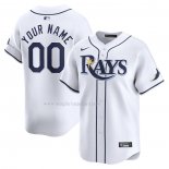 Maglia Baseball Uomo Tampa Bay Rays Home Limited Personalizzate Bianco