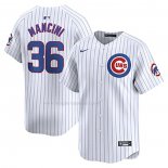 Maglia Baseball Uomo Chicago Cubs Trey Mancini Home Giocatore Bianco