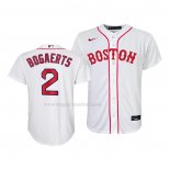 Maglia Baseball Bambino Boston Red Sox Xander Bogaerts Replica 2021 Bianco