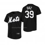 Maglia Baseball Bambino New York Mets Edwin Diaz Replica Nero