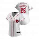 Maglia Baseball Donna Cincinnati Reds Raisel Iglesias Replica Home 2020 Bianco