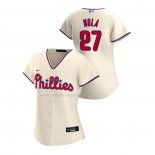 Maglia Baseball Donna Philadelphia Phillies Aaron Nola Replica Alternato 2020 Crema