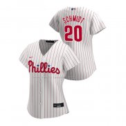 Maglia Baseball Donna Philadelphia Phillies Mike Schmidt Replica Home 2020 Bianco