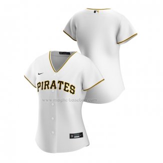 Maglia Baseball Donna Pittsburgh Pirates Replica Home 2020 Bianco