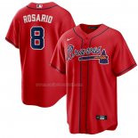 Maglia Baseball Uomo Atlanta Braves Eddie Rosario Alternate Replica Rosso