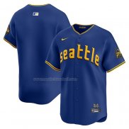 Maglia Baseball Uomo Seattle Mariners City Connect Limited Blu