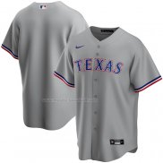 Maglia Baseball Uomo Texas Rangers Road Replica Grigio