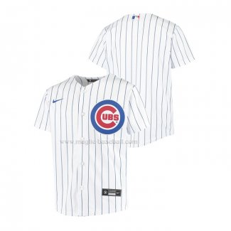 Maglia Baseball Bambino Chicago Cubs Replica Home Bianco