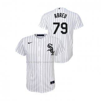 Maglia Baseball Bambino Chicago White Sox Jose Abreu Replica Home Bianco