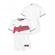 Maglia Baseball Bambino Cleveland Guardians Replica Home Bianco