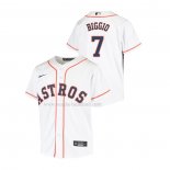 Maglia Baseball Bambino Houston Astros Craig Biggio Replica Home Bianco