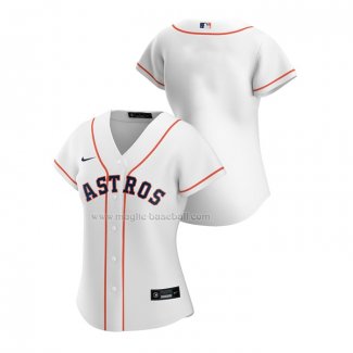 Maglia Baseball Donna Houston Astros Replica Home 2020 Bianco