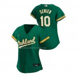 Maglia Baseball Donna Oakland Athletics Marcus Semien Replica Alternato 2020 Verde