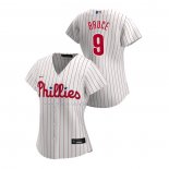 Maglia Baseball Donna Philadelphia Phillies Jay Bruce Replica Home 2020 Bianco