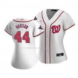 Maglia Baseball Donna Washington Nationals Daniel Hudson Home Replica Bianco