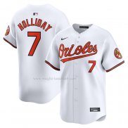 Maglia Baseball Uomo Baltimore Orioles Jackson Holliday Home Limited Bianco