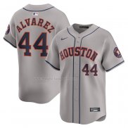 Maglia Baseball Uomo Houston Astros Yordan Alvarez Away Limited Grigio