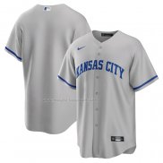 Maglia Baseball Uomo Kansas City Royals Road Replica Grigio