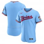 Maglia Baseball Uomo Minnesota Twins Alternato Autentico Logo Blu