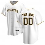 Maglia Baseball Uomo Pittsburgh Pirates Home Replica Personalizzate Bianco