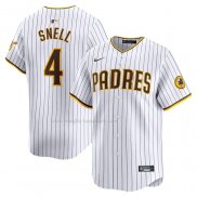 Maglia Baseball Uomo San Diego Padres Blake Snell Home Limited Bianco