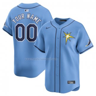 Maglia Baseball Uomo Tampa Bay Rays Alternato Limited Personalizzate Blu