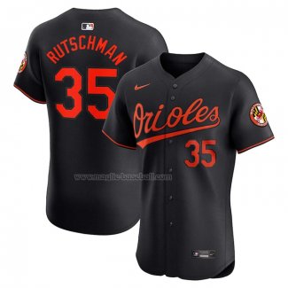 Maglia Baseball Uomo Baltimore Orioles Adley Rutschman Alternato Elite Nero