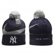 Berretti New York Yankees Swoosh Peak Blu Marino