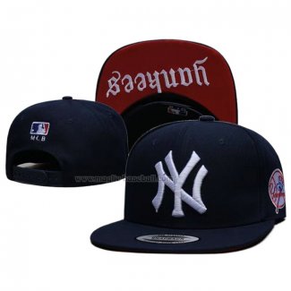 Cappellino New York Yankees Adjustable Blu Marino