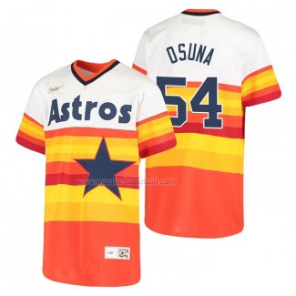 Maglia Baseball Bambino Houston Astros Roberto Osuna Cooperstown Collection Home Bianco