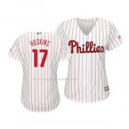 Maglia Baseball Donna Philadelphia Phillies Rhys Hoskins Cool Base Home Bianco