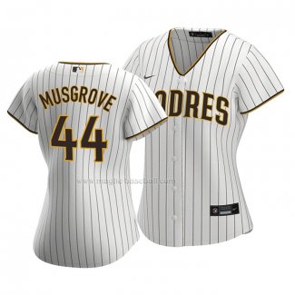 Maglia Baseball Donna San Diego Padres Joe Musgrove Replica Home Bianco