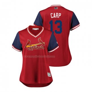 Maglia Baseball Donna St. Louis Cardinals Harrison Bader Replica Alternato 2020 Blu