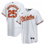 Maglia Baseball Uomo Baltimore Orioles Anthony Santander Replica Bianco