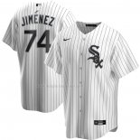 Maglia Baseball Uomo Chicago White Sox Eloy Jimenez Home Replica Bianco