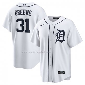 Maglia Baseball Uomo Detroit Tigers Riley Greene Replica Bianco