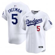 Maglia Baseball Uomo Los Angeles Dodgers Freddie Freeman Home Limited Bianco