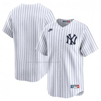 Maglia Baseball Uomo New York Yankees Cooperstown Collection Limited Bianco