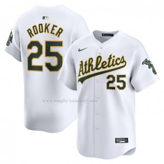 Maglia Baseball Uomo Oakland Athletics Brent Rooker Home Limited Bianco