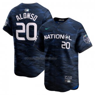 Maglia Baseball Uomo Pete Alonso All Star 2023 Blu